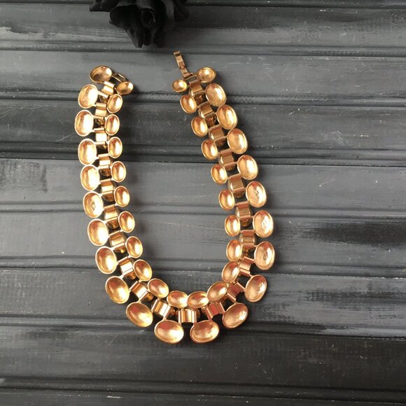 Gold + Gem Chunky Necklace - Picture 5 of 9